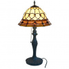 Metal Tiffany lampa na nočný stolík CARAMEL Ø25*42