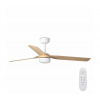 FARO Barcelona | FARO 33816-20 - LED Stropný ventilátor PUNT LED/18W/230V Wi-Fi béžová/biela + DO | FA33816-20