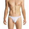 Pánske tangá ATLANTIC MP1572 SLIPY BIELE XXL