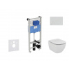 Ideal Standard ProSys Set predstenovej inštalácie, klozetu a sedadla Tesi, tlačidla Oleas M1, Rimless, SoftClose, biela ProSys120M SP10
