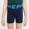 Nike Pro Big Kids' (Girls') Dri-Fit 3 Shorts Midnight Navy 13 let