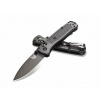 Vega Benchmade 533BK-2 MINI BUGOUT malý vreckový nôž 7,2 cm, celočierna, CF-Elite