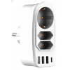 NAPÁJACIA KOCKA ROZBOČOVAČ PREDLŽOVAČ PREPÄŤOVÁ ZÁSUVKOVÁ LIŠTA 7v1 USB !