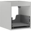 Mexen Box-A korpus skrinky pod umývadlo 40 cm, 1 zásuvka, sivý mat - 91AX0-0400-470-1-62