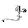 AQUALINE nástenná umývadlová/vaňová batéria, rozteč 100mm, chróm 52140