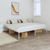 vidaXL Kovový rám postele biela 183x213 cm - Biela - 180931-115047
