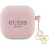 Guess AirPods 4 cover Silicone 4G Charm GUA4LECG4P