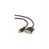 GEMBIRD Kabel HDMI-DVI 3m, M/M stíněný, zlacené kontakty (CC-HDMI-DVI-10)