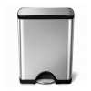 Simplehuman Koše - Odpadkový kôš 50 l, nerezová CW1816