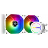 XILENCE vodné chladenie pre CPU Intel a AMD, 2× ventilátor 120 mm ARGB, max. 300 W TDP, biely (XC974)