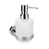 SAPHO - X-ROUND dávkovač mydla 200ml, mliečne sklo, chróm XR103