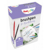 Kaligrafické štetce, sada, Brush Sign, 4 rôzne farby PENTEL 32-0011 4016284342695