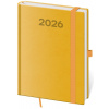 Diár 2026 denný B6 Print Pop - žltá