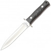 Joker Lince - Bushcraftová dýka, 15,5 cm, micarta, čierna