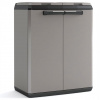 Keter Split Cabinet Basic Recyklačný kôš - sivý 9736