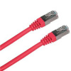 Prepojovací kábel FTP Cat5e 3M červený - Datacom 15832 Patch FTP CAT5E, 3m, červený