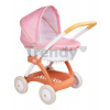 Hlboký kočík s textilným poťahom Pram Soft Baby Nurse Smoby pre 42 cm bábiku výška rúčky 58 cm od 18 mes