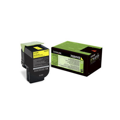 Toner Lexmark CS310/CS410/CS510 702HY YELLOW (3000 str.) (70C2HY0 / E)