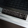 Nerez přední kryty prahů černé Embossed rectangles Peugeot Traveller -- od roku výroby 2016- SLEVA 9%