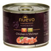 Nuevo mačka adult kura a krevety konzervy 200g