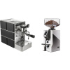 Stone Espresso Mine Black + Eureka Mignon Specialita Compatto, CR chrome