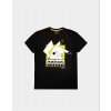 Pokémon - Embarrassed Pika - Men's Short Sleeved T-shirt Velikost: 2XL, Barva: Black