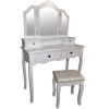 COSMETIC White Fiona 107 Kozmetický stolík + taburetka
