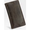 Visconti Kožený Cardholder Peňaženka s RFID Ochranou Tmavohnedý Pionový Veľký