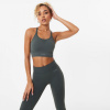 USA Pro Seamless Adjustable Sports Bra Khaki 8 (36)