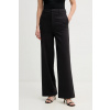 Nohavice Calvin Klein Jeans dámske, čierna farba, široké, vysoký pás, J20J225334 XS