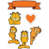 CUKROVÁ TLAČ Jedlý obrázok na tortu GARFIELD MAČKA ROZPRÁVKA + POSTAVY MENO 22