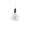 Závesné svietidlo Ideal Lux 113319 EDISON SP1 NERO E27 max 1 x 42W