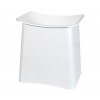 Wenko WENKO 22949100 - Stolička WING 45x48 cm biela/čierna WE0270 + záruka 3 roky zadarmo + záruka 3 roky zadarmo