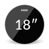 Evans Hydraulic Tom Black Priemer blany: 18