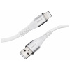 Intenso USB kabel USB 2.0 USB-A zástrčka, Apple Lightning konektor 1.50 m bílá látkový potah 7902102