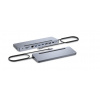 i-tec USB-C Metal Ergonomic 3x 4K Display Docking Station, Power Delivery 100 W C31FLAT2PDPRO