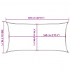 vidaXL Tieniaca plachta 160 g/m², béžová 3x6 m, HDPE - Béžová - 99008-61192