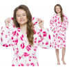 Pyžamo, župán - Bat Bath L & L Veľkosť 164 biela, ružová (Detský župan Kigurumi Unicorn)