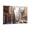 Obrázok na skle 165x110 York Watercolor (Obrázok na skle 165x110 NEW YORK WATERCOLOR)