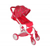Teddies | Športový kočík pre bábiky, červený | 00160019