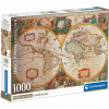 Stará mapa HQC 1000ks puzzle s plagátom - Clementoni