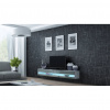 Cama Meble Tv stolík VIGO NEW 180, biely mat/sivý lesk