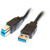 PREMIUMCORD Kabel USB3.0 propojovací A-B, Super-speed 5Gbps, 2m ku3ab2bk