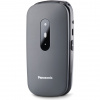 Panasonic KX-TU446 otočný telefón pre seniorov (prioritné hovory, podsvietené tlačidlá, dlhá výdrž batérie, odolnosť proti nárazom), sivý