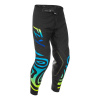 kalhoty EVOLUTION, FLY RACING - USA 2025 (černá/modrá/hi-vis, vel. 34)