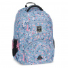 Ars Una: Pearl Blossom Blue kvetinový ergonomický školský batoh, ruksak 33x45x24cm