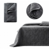 Prikrývka na posteľ - Blocate Room99 Polyester 260 x 240 cm odtiene šedej (Bedspread 240x260 Leila Gray Dark)