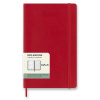 Moleskine 18-mesačný diár 2025-26 - mäkké dosky A5, týždenný, červený
