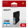 Canon PGI-2500C XL (9265B001), originálny atrament, azúrový, 19,3 ml, XL