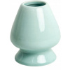 Stojan na metlu chasen na matchu, porcelánový ⌀6 cm, mätovo-zelený